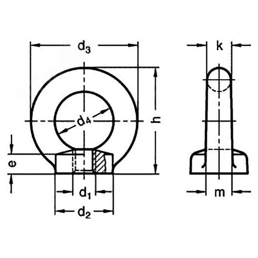 Рым-гайка M12