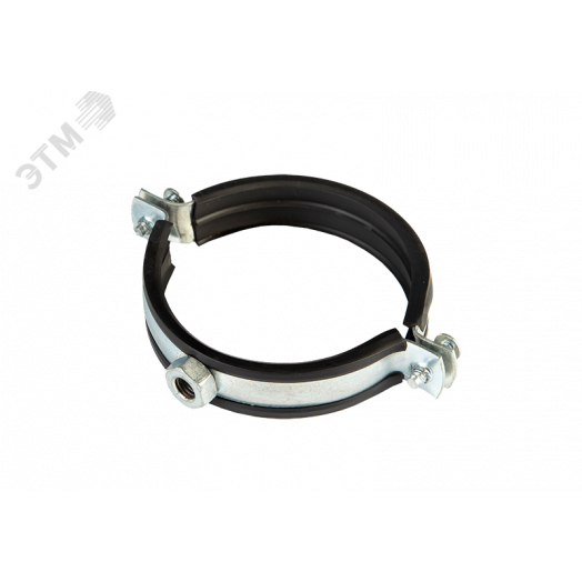 Хомут трубный с рез.профилем (32-35мм) 1' M8 оцинкованный