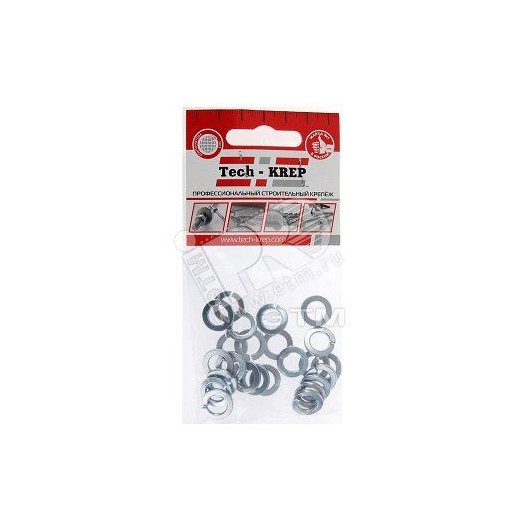 Шайба DIN127 М8 гроверная пружинная оцинкованная (25 шт)