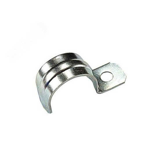 Скоба металлическая однолапковая СМО 21-22 отв. d 6,5 мм (100 шт/уп)