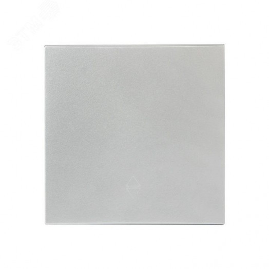 Валенсия лицевая панель выключателя 1-кл. 10А сталь