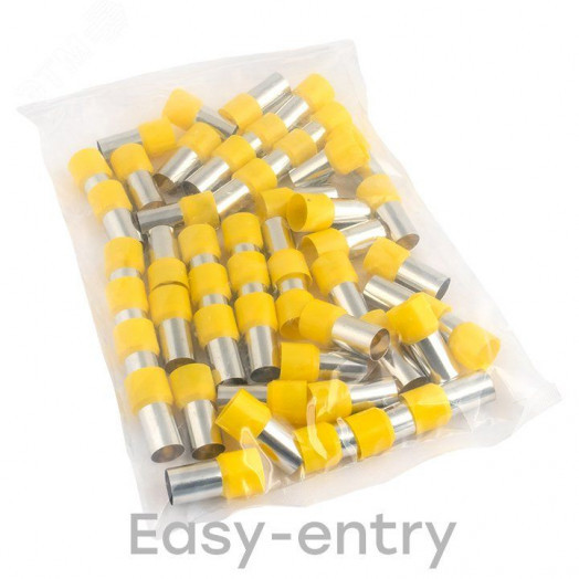 Наконечник штыревой НШвИ 70.0-20 желтый (50шт)