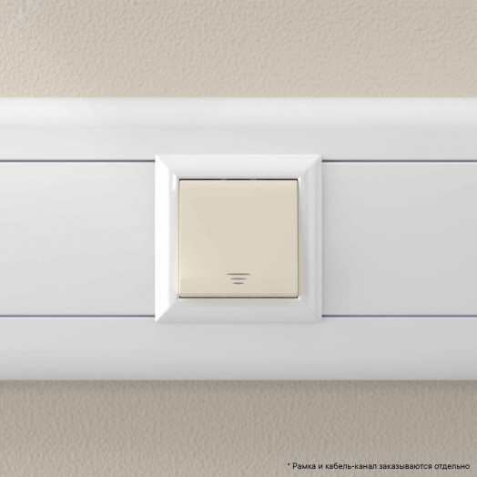 Avanti Выключатель ''Ванильная дымка'', 16A, 2 модульный
