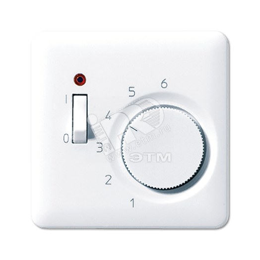 Крышка для регуляторов температуры воздуха помещений TR 231 U и TR 241 U  белая