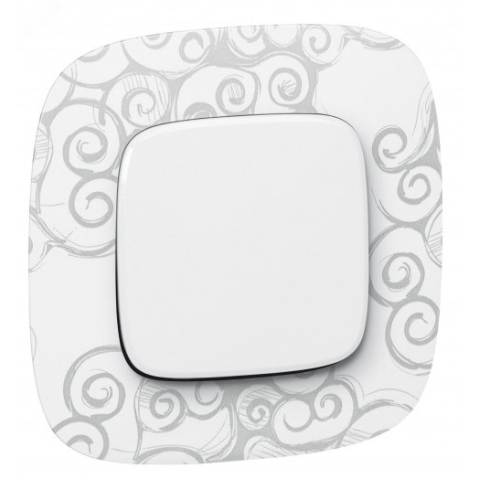 Valena ALLURE Рамка 1 пост Нарцисс хром универсальная