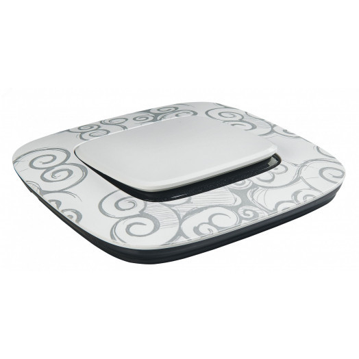 Valena ALLURE Рамка 1 пост Нарцисс хром универсальная