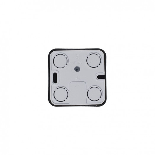 Розетка BLANCA наружная телефонная RJ11, с изолирующей пластиной, антрацит