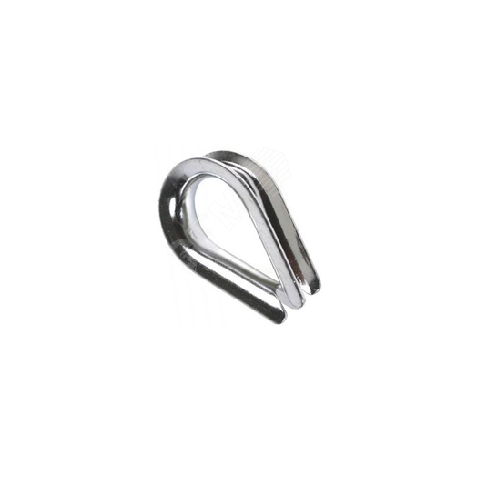 Коуш стальной оцинкованный под трос D4