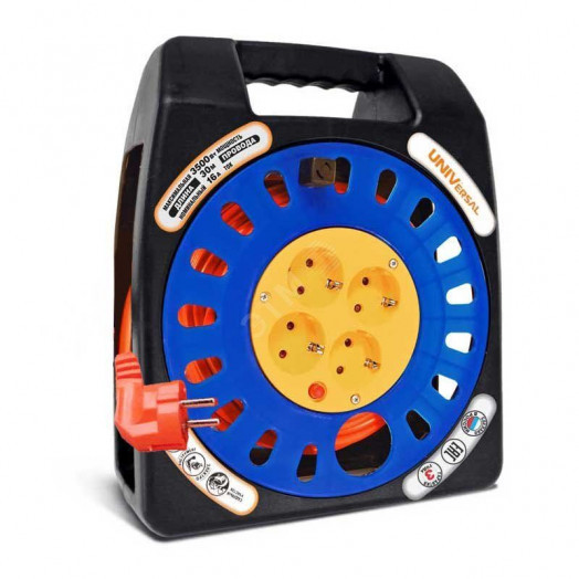 Удлинитель силовой 4х30м ПВС 3х1.5 16А