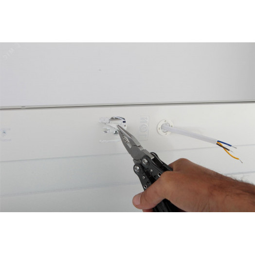 Светильник светодиодный ДВО/ДПО 48Вт 4000К 4800Лм IP40 595х595 призма с проводом SPO-6-48-4K-P (4)