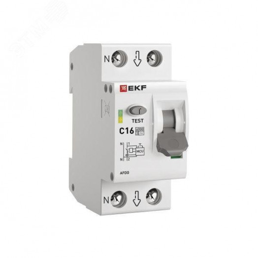 Устройство защиты от дугового пробоя 1P+N 16А (C) 6 кА УЗДП PROxima