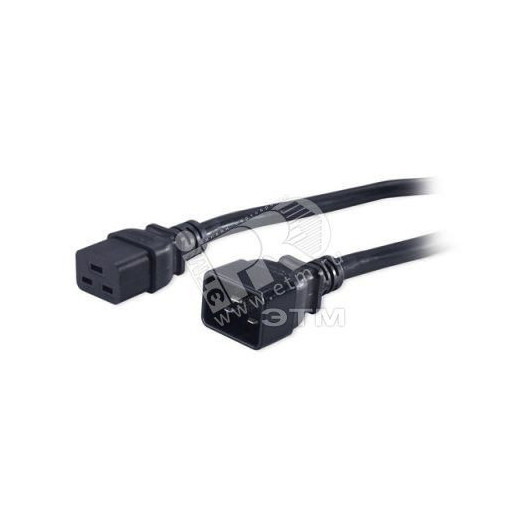 Кабель питания PWC-IEC19-IEC20-3.0-BK IEC 320 C19-IEC 320 C20 (3x1.5) 16A 3