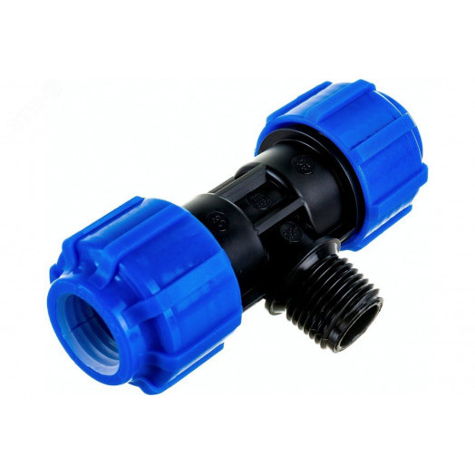 Тройник ПНД компрессионный НР 20x3/4'x20