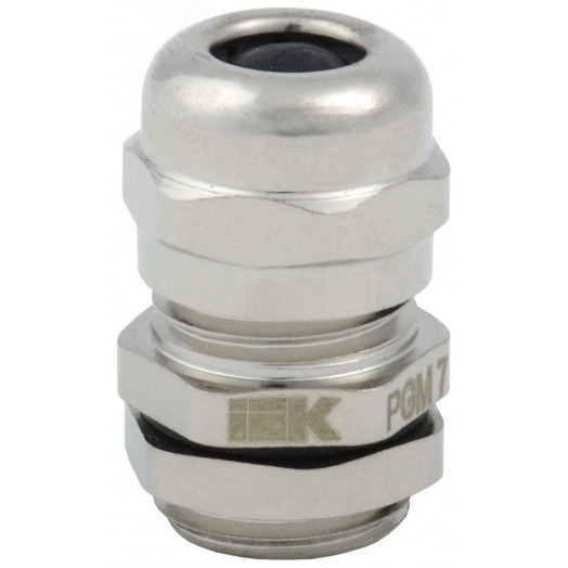 Сальник PGM 7 метал. диаметр проводника 3-6мм IP68