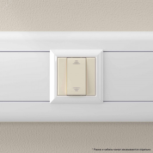 Avanti Выключатель ''Ванильная дымка'', 16A, 1 модульный