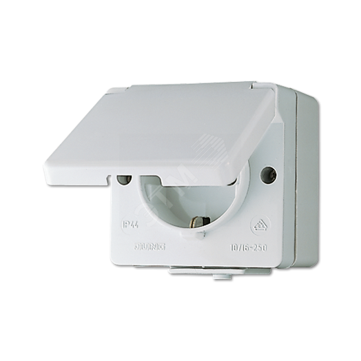 Розетка штепсельная SCHUKO накладная IP44