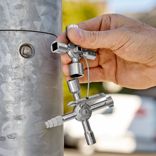 TwinKey 8-лучевой крестовой ключ для стандартных шкафов и систем запирания L-92 мм