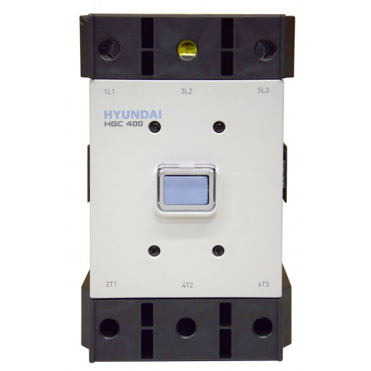 Магнитный контактор HGC400 22NS F440 400А 220кВт при АС3 (380-440В) кат. 380В АC 110-220 DC 2НО+2НЗ