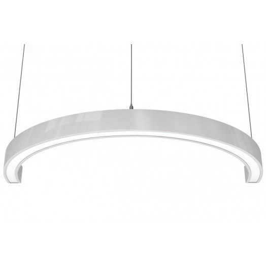 Светильник LED СТРЕЛА R 1/2 (ССО) 40Вт 3000Лм 5,0К опал IP20 подвесной