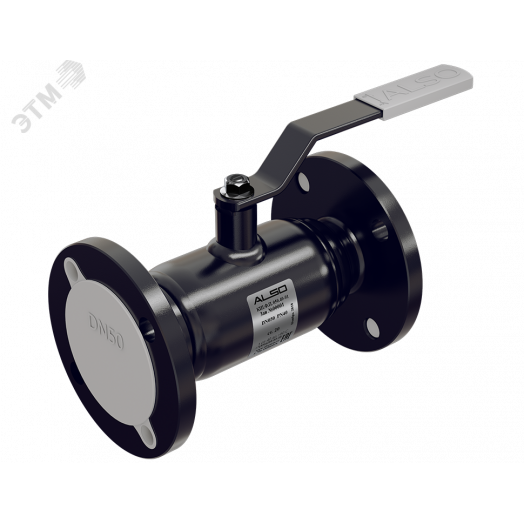 Кран шаровой фланцевый полнопроходной DN 32 PN 40 Ст.20