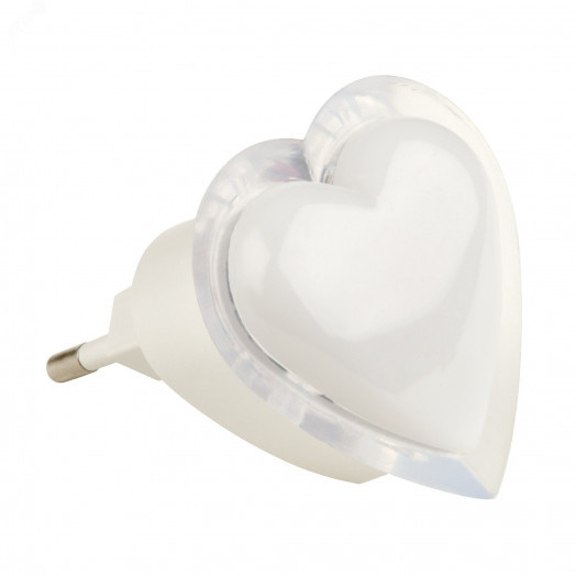 Ночник светодиодный DTL308 0,5W 3LED триколор (красный, синий, зеленый) Сердечко