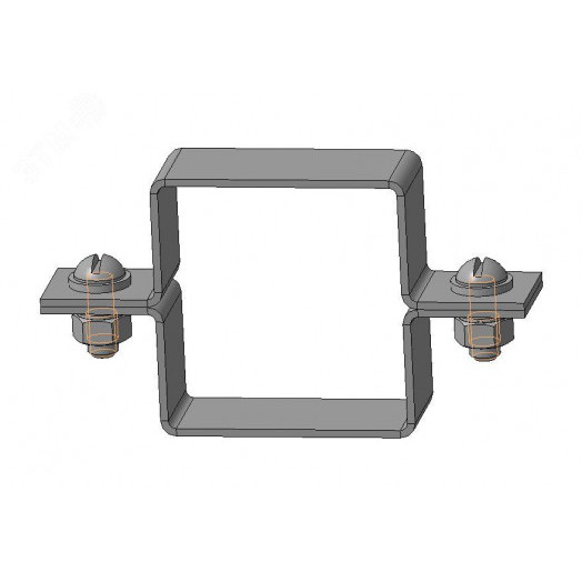 Зажим крышки поясного типа ЗКПТ 150х150 УХЛ1, горячее цинкование(толщина покрытия 40 -120мкм), S1,5