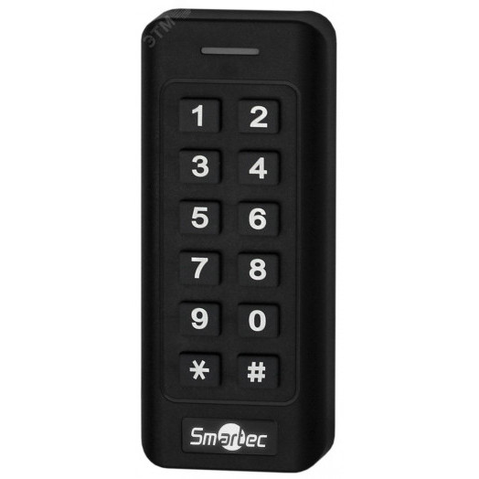 Считыватель EM, HID prox, MIFARE с клавиатурой, черный
