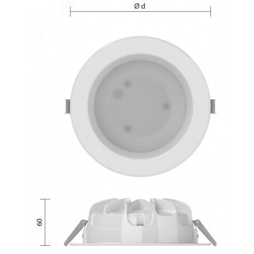 Светильник светодиодный ДВО-45 Термит LED-45 -d245/В/М/3500