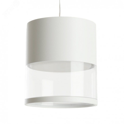 Светильник ДСО GX53 без лампы на подвесе белый