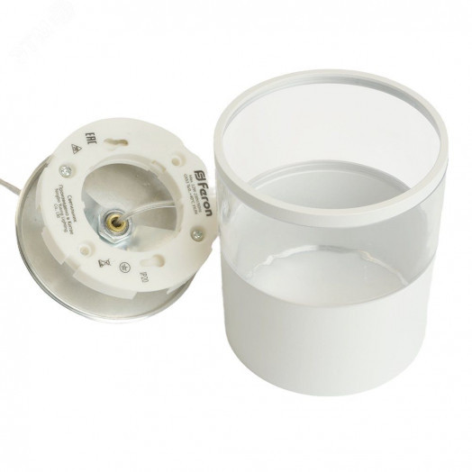 Светильник ДСО GX53 без лампы на подвесе белый