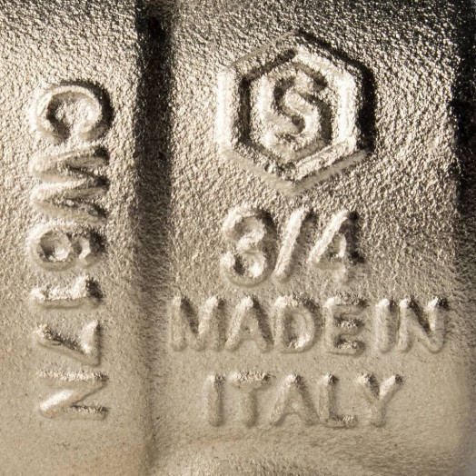 Кран шаровой со сгоном угловой 3/4' ВН ручка бабочка