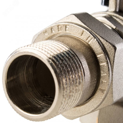 Кран шаровой со сгоном угловой 3/4' ВН ручка бабочка