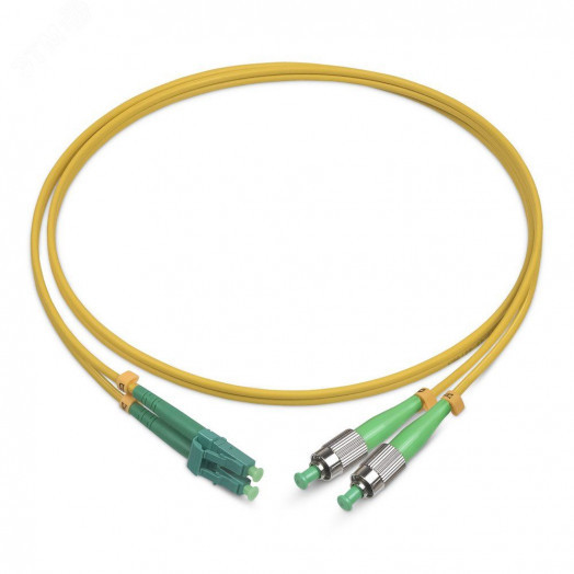 Шнур оптический duplex 3м FC/APC-LC/APC 9/125 sm LSZH