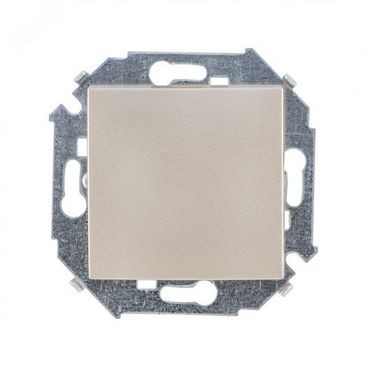 15 Выключатель проходной (переключатель) 16А 250В винтовые зажимы шампань