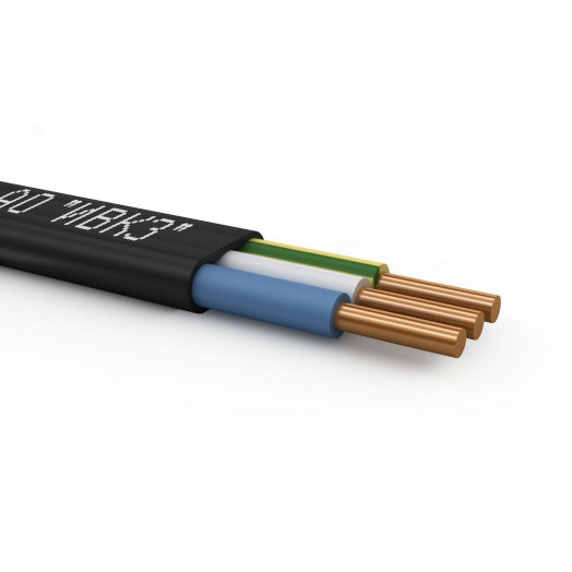 Кабель силовой ВВГ-Пнг(А)-LSLTx 3х6 ок (N.PE)-0.66 ТРТС