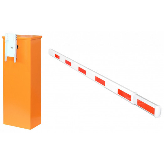 Комплект:тумба правая, шлагбаум для стрел 5-6 м, cтрела телескопическая 3-6 м.