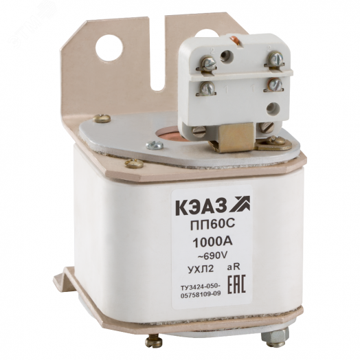 Предохранитель ПП60С-38Г1-500А-УХЛ3-