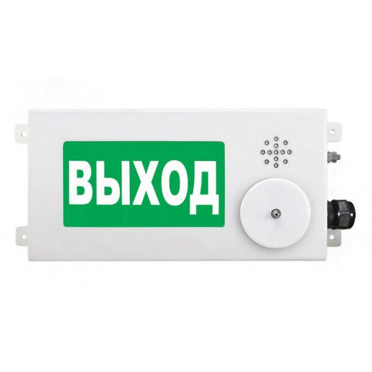 Оповещатель взрывозащищенный световое табло       ТСВ-Exm-М-Прометей-МИНИ ''Выход'' 220В