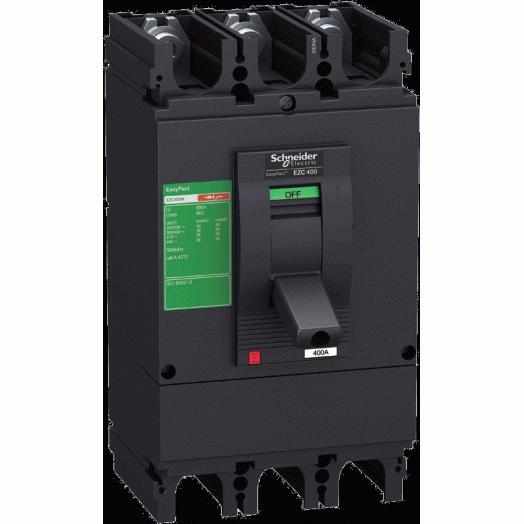 Выключатель автоматический трехполюсный EZC400 50КА/415В 320А 3Т