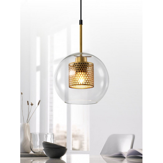 Светильник подвесной (подвес) Gertrude 4105-201 1 х Е27 40 Вт дизайн потолочный круглый