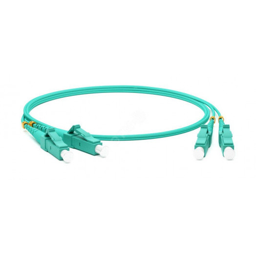 Патч-корд волоконно-оптический (шнур) мм 50/125(OM3) LC-LC duplex 10G/40 LSZH (50м)