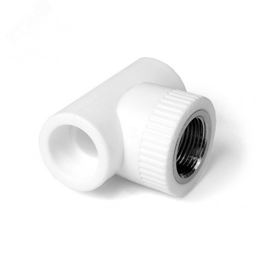 Тройник комбинированный 25x3/4' ВР полипропиленовый PPR белый