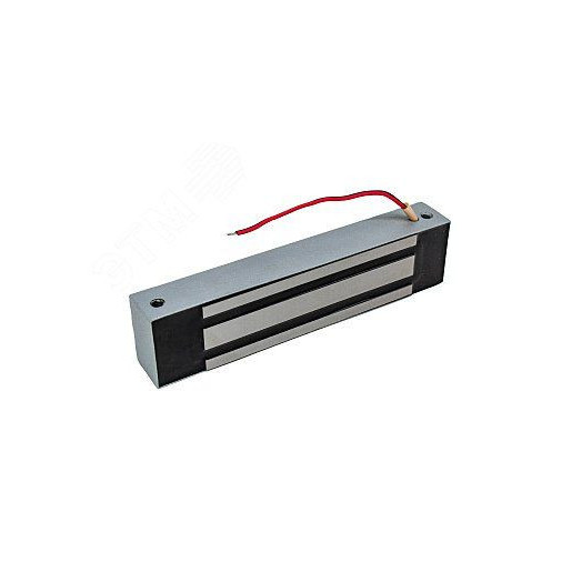 Замок электромагнитный влагозащищенный ML-295K   суголком, с усилием 300 кг, цвет - серебро