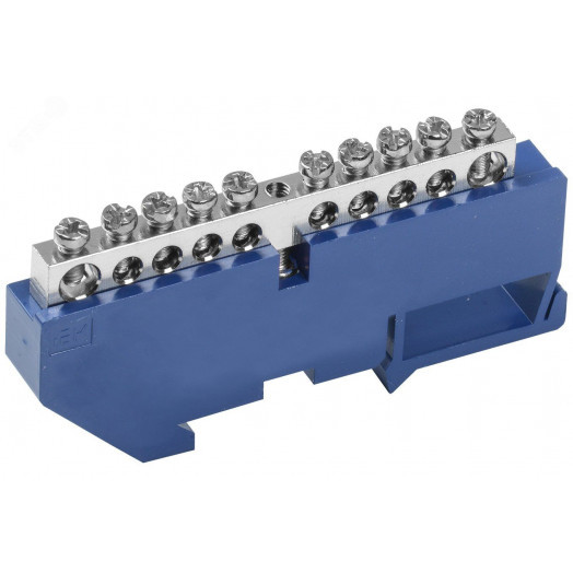 Шина N ''ноль'' на DIN-изоляторе Ni ШНИ-6х9-10-Д-С