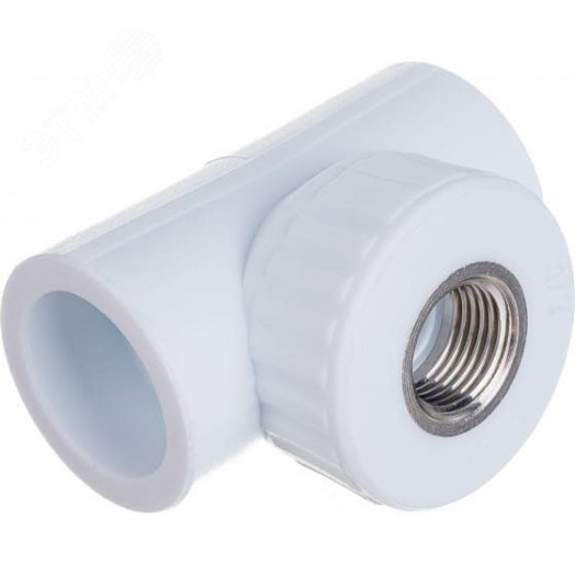 Тройник комбинированный ВР 32x3/4'x32 полипропиленовый PPR белый