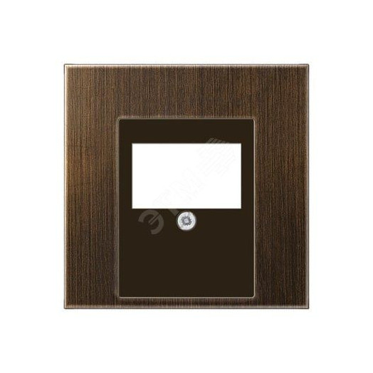 Накладка для USB розетки (ТАЕ гнезда)  Серия LS990  Материал- металл  Цвет- античная латунь