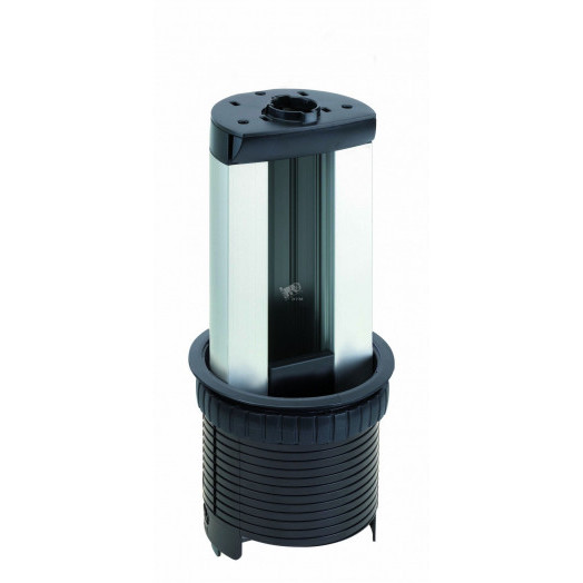 Connect Телеблок на 3 модуля К45 алюминий