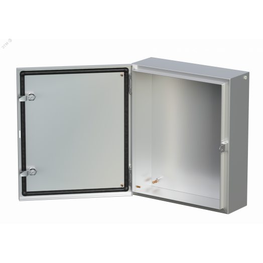 Взрывозащищенный корпус из нержавеющей стали серии EJBS AISI 304 460х390х150мм (с дверцей)