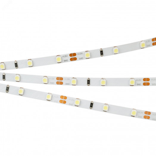 Лента RT-A60-5мм 12V White6000 (4.8 W/m, IP20, 2835, 5м) (4.8 Вт/м, IP20)
