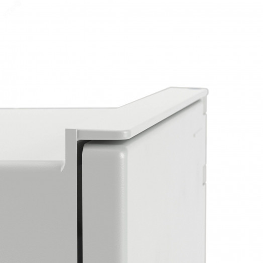 Цельный навесной шкаф из фибергласа без МП со сплошной дверью 600х500х230 (ВхШхГ) мм